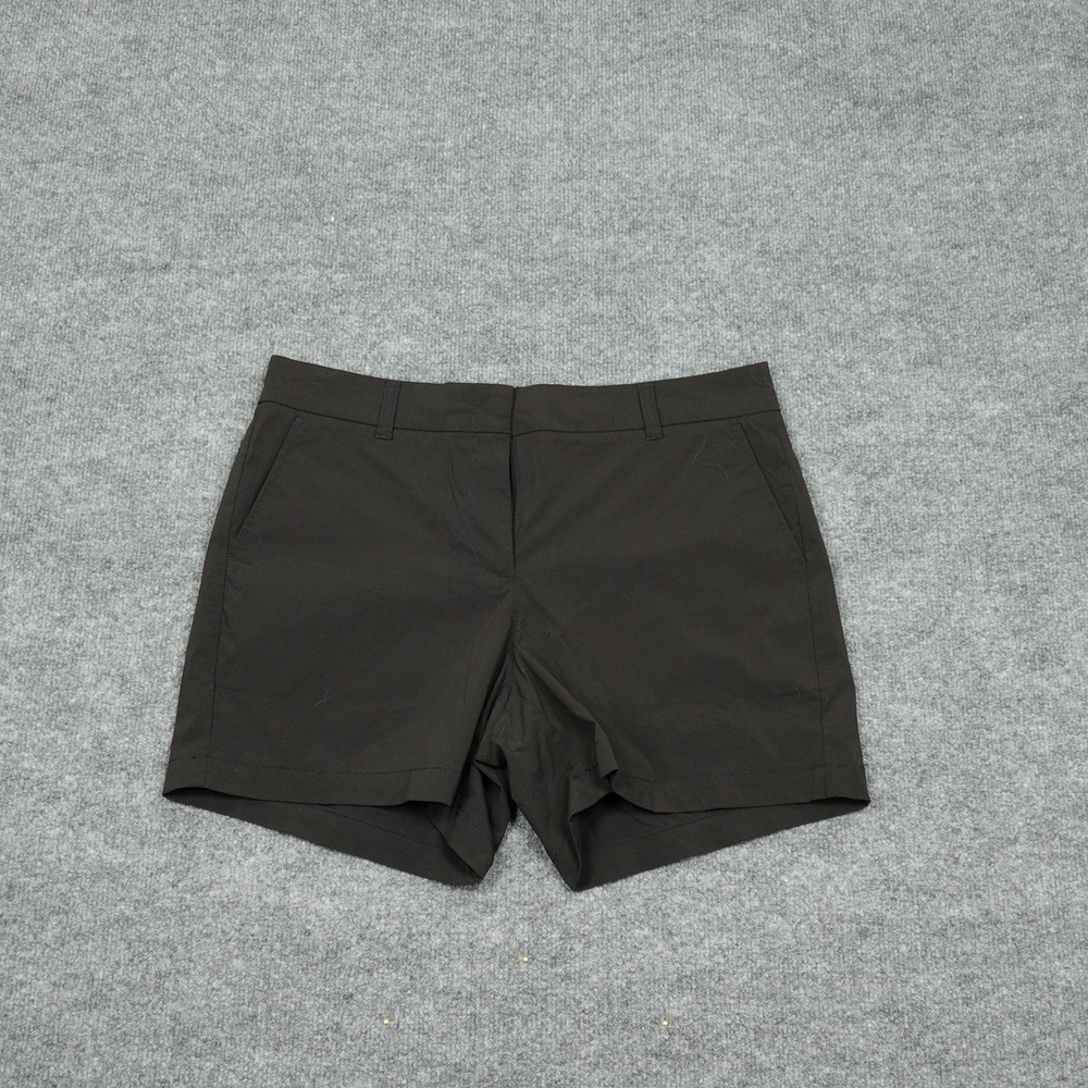J.Crew Shorts Womens 10 Black Re-Imagined Stretch Chino Hiking Travel Casual